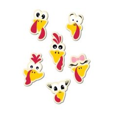 Turkey Faces Sticker Set (1)