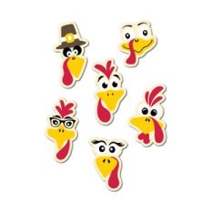 Turkey Faces Sticker Set (2)