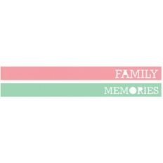 set of 2 family and memories page borders