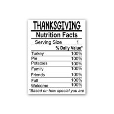 Thanksgiving Bar Code