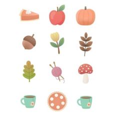 fall planner stickers