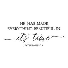 he has made everything beautiful | scripture quote