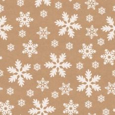 Christmas snowflakes wrapping paper