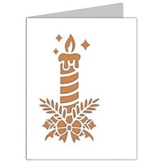 christmas candle card