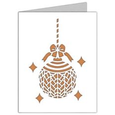 christmas ornaments card
