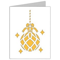 christmas ornaments card