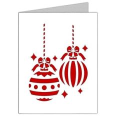 christmas ornaments card