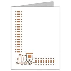 christmas train card