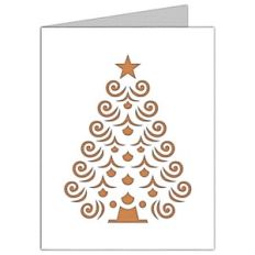 christmas tree card