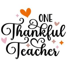 One Thankful Teacher Quote