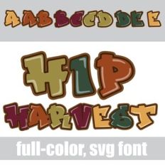 Hip Harvest Color Font