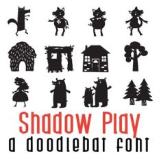 Shadow Play - Stories Doodlebat Font