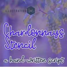 ZP Chardonnays Stencil