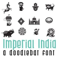 Imperial India Doodlebat Font