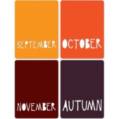 3x4 autumn journaling cards vertical