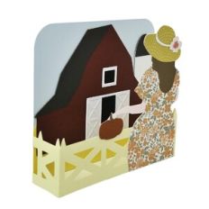 Southern Farm Woman Box Card