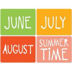 3x4 summer journaling cards horizontal