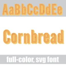 Cornbread Color Font