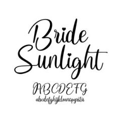 Bride Sunlight Font