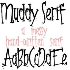 SNF Muddy Serif