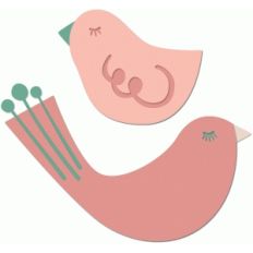 retro birds