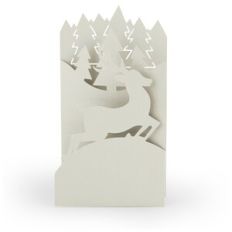 4x7 Layered Christmas Card Reindeer