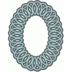 loopy oval frame