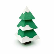 3D tree with snow