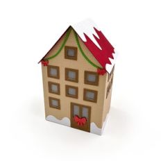 3D Christmas house