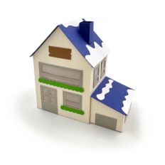 3D Christmas house
