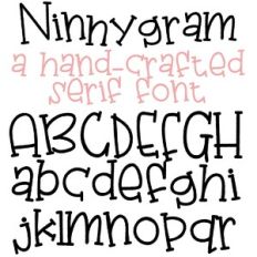 ZP Ninnygram Demibold