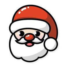 Santa Klaus Sticker