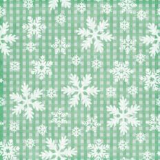Christmas Snowflake Plaid Pattern Paper