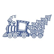 Toy Train with Christmas Tree