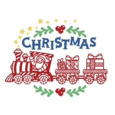 Santa Train with Christmas presents