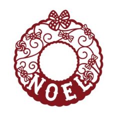 Noel Christmas wreath