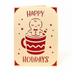 Gingerbread Man Christmas Card