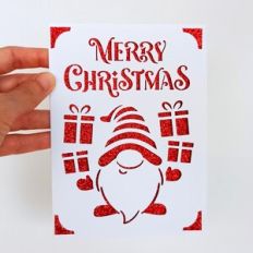 Gnome Christmas Card