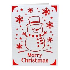 Snowman Christmas Card