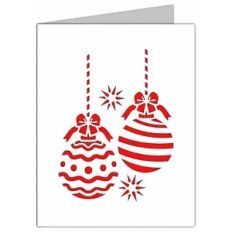 christmas ornaments card