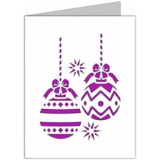 christmas ornaments card