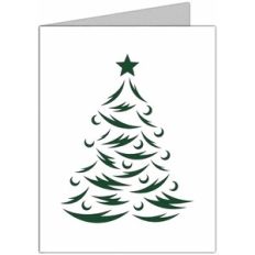 christmas tree card