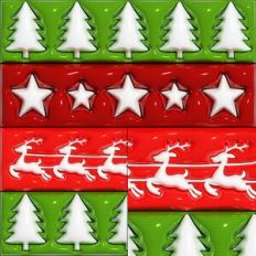 inflated christmas pattern