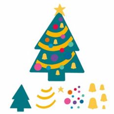 Build A Christmas Tree Activity Set