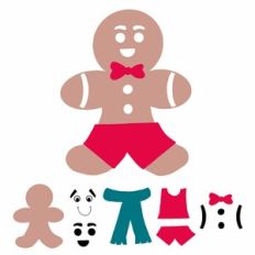 Build A Gingerbread Man Activity Set