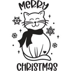 Merry Christmas Cat