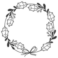 Holly Leaf Wreath