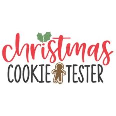 Christmas Cookie Tester