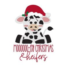 Moooooo-ey Christmas Heifers