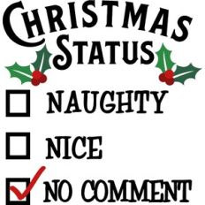 Christmas Status - No Comment